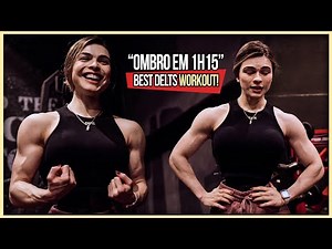 TREINO DE OMBROS INSANO PARA MULHERES! *best delts training*