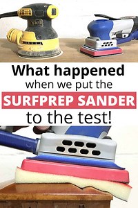 SurfPrep Sander Test - How to Use an Electric Sander On Furniture