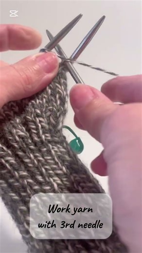 How to use Flexible DPNs [Double pointed needles]