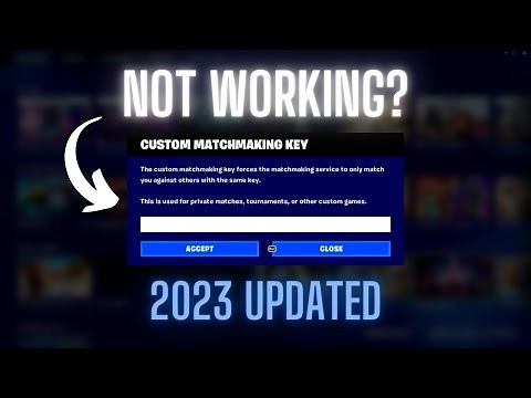 Fortnite Custom Matchmaking Not Working - Here's a Fix in 2023