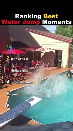 Ranking Best Water Jump Moments😭 #usa