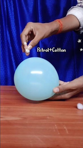 experiment science experiments , Balloon & cotton|#ytshorts #shorts #trending #experiment