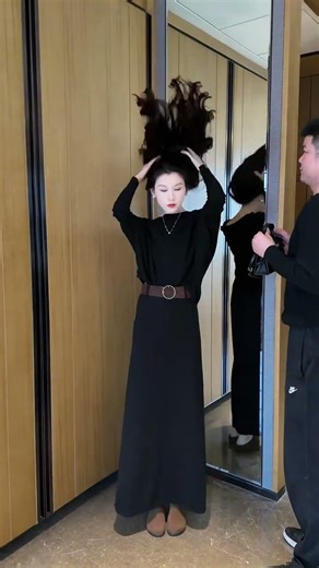 women Knitted Sweater, Autumn and Winter Color Block Long Sleeve Tassel #trending #shorts #outfit