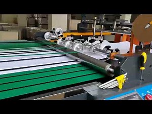 CHM 1400 Sheeter Machine | How To Cut 300gms Cardboard Paper Roll To Sheets Cutting Machine