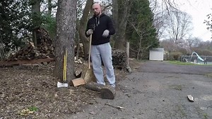 The Chopper1 Axe Has Rotating Levers that Make Short Work of Logs