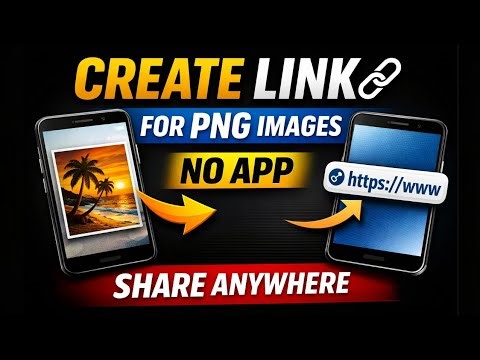 How to Create a Link or URL for PNG Image Without Any App