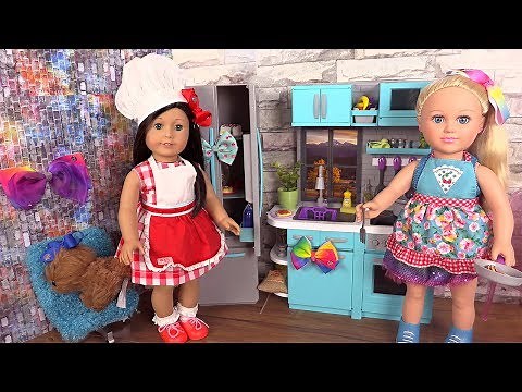 Baby Doll Jojo Siwa Kitchen and Refrigerator Cooking Toys