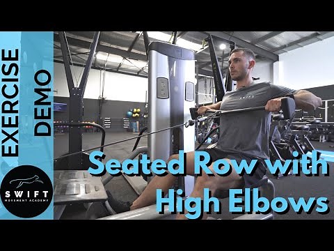 How To Do a Seated Row with High Elbows