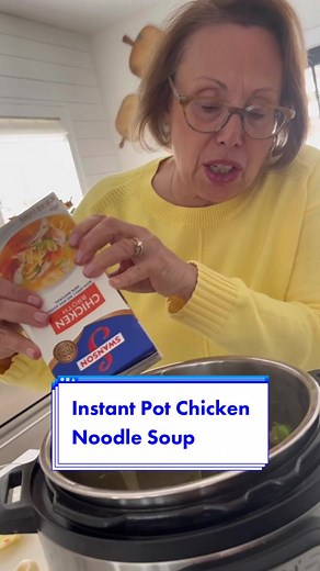 Instant Pot Chicken Noodle Soup Recipe