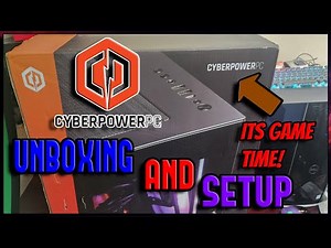 Unboxing my NEW CYBERPOWERPC GAMING PC And Set up! AND I'M EXCITED!!