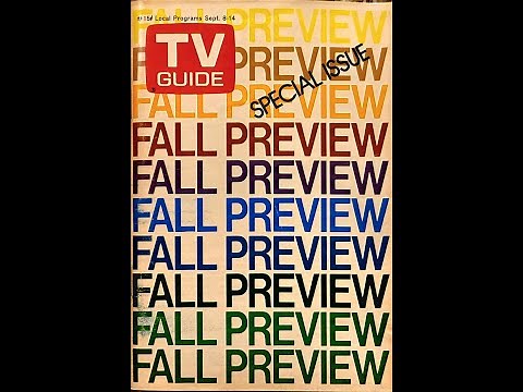 TV GUIDE FALL PREVIEW 1973--FULL ISSUE! COVER TO COVER!
