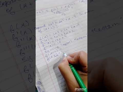 TAYLOR'S THEOREM || DIFFERENTIAL Calculus || TAYLOR series