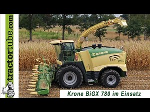 Krone BiGX 780 im Mais - Ersteinsatz 2020 - New Krone BiGX 780, 12 rows, in action - silage