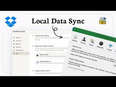 How to make Dropbox files available offline (Data Portability)