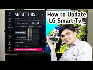 How to Update LG Smart Tv - Automatic update or Manual Update