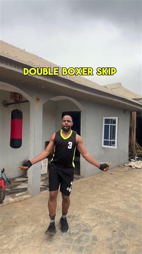 Let’s try this Double Boxer skip together. #skippingchallenge #workout #boxer