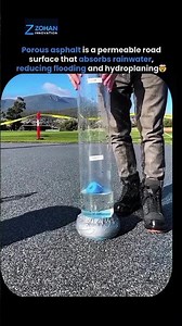 Porous Asphalt Roads That Absorb Rainwater! 🤯