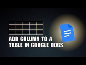 💲 INSIGHTS: How to add column to a table in google docs mobile | Step by Step