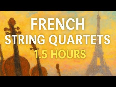 French String Quartet Masterpieces | Debussy, Ravel, Franck
