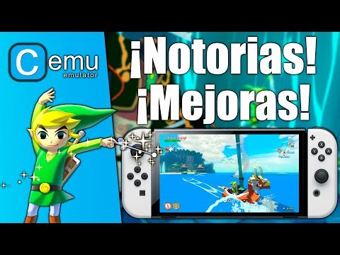 Notorias mejoras en CEMU. 🎮 Wii U en Nintendo Switch. 🔥 ¿Zelda Wind Waker HD jugable? ⚡