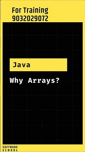 Why Should We Use Arrays in Java? | Java Tutorial for Beginners In Telugu #coding #java