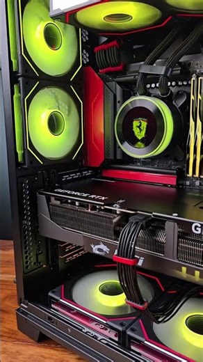 Custom FERRARI Gaming PC – Speed Meets Power 🏎🔥 #gaming #pcbuild #dynamiccomputerdaska
