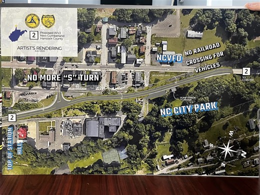 $10 million project rerouting W.Va. Route 2 goes out to bid