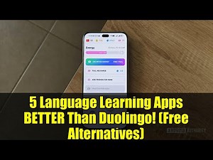5 Language Learning Apps BETTER Than Duolingo! (Free Alternatives)