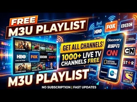 FREE 🆓 IPTV M3U Playlist India |FREEMobile & Smart TV Working Method#iptv #jiotv#indialivetv #m3u