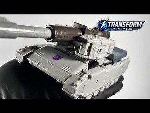 Megatron SS-86(TS-12) Transformation ASMR 4K | Tank to Robot | No Talking