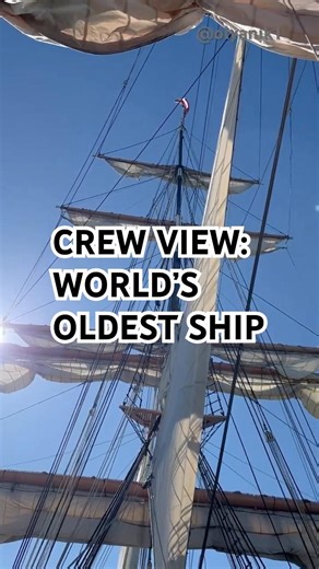 POV: You’re sailing the world’s oldest ship in 1863. ⚓️🎻