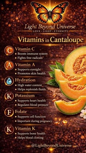 Vitamins in Cantaloupe 🍈 | Health Benefits You Should Know