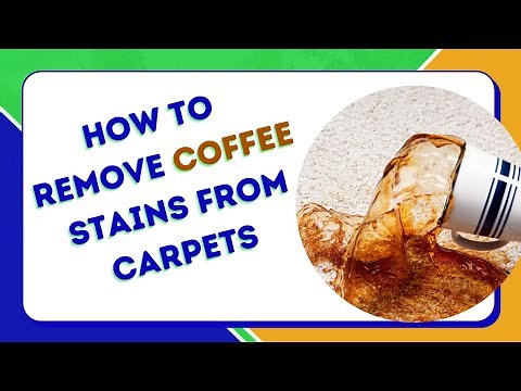How to remove coffee stain from carpet