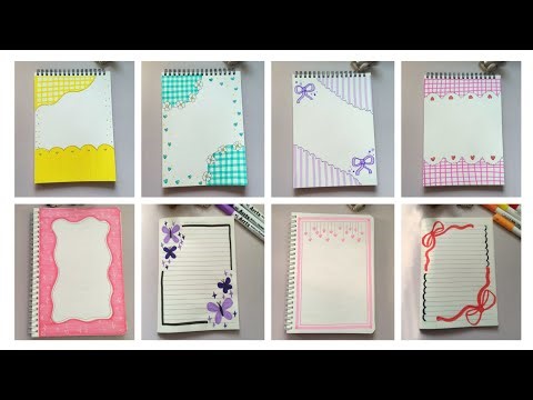 21 Unique and Easy Frontpage idea🌸🎀 School Projects & Assignment