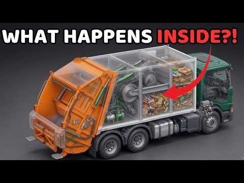 What Actually Happens Inside a Garbage Truck?