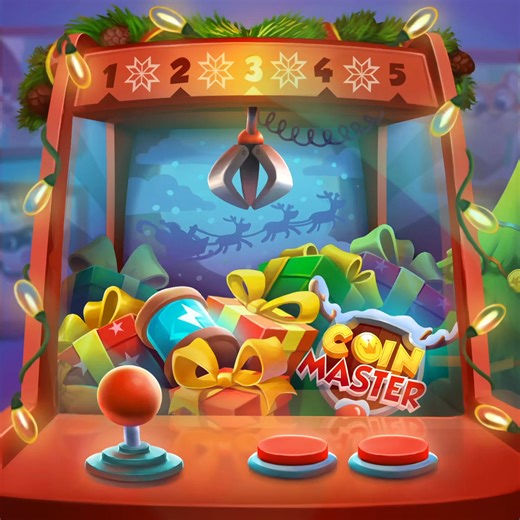 It's a 𝐂𝐋𝐀𝐖-𝐬𝐨𝐦𝐞 Christmas challenge! 🏆🎅🏼 For the chance to 𝐖𝐈𝐍 𝟏𝟓𝟎𝟎 𝐒𝐏𝐈𝐍𝐒, can you tell at which stop the claw would be closest to grabbing the SPINS? Is it stop 1,2,3,4 or 5? 𝐌𝐎𝐑𝐄 𝐒𝐏𝐈𝐍𝐒 𝐅𝐎𝐑 𝐘𝐎𝐔 🎁---> https://coin-master.co/wolGwK #whichclaw | Coin Master