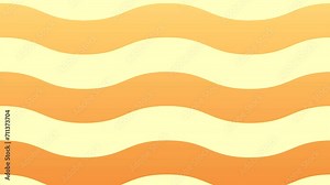 Motion graphics element smooth orange wave animated video background Stock Video