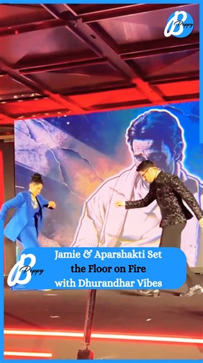 Bpeppytv on Instagram: "Jamie & Aparshakti Set the Floor on Fire with Dhurandhar Vibes Jamie and Aparshakti dancing their hearts out on the high-energy Fa9la track Dhurandhar is pure entertainment gold. Their electrifying moves, effortless coordination, and infectious enthusiasm turn the performance into an instant mood-lifter. With the powerful beats pumping and their expressions perfectly in sync with the music, the duo brings raw energy and fun to the dance floor. What makes the moment specia