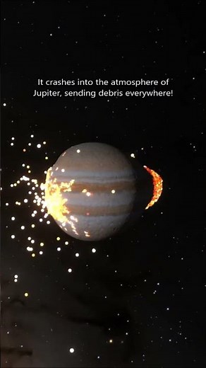 Spinning Ellipsoid vs. Jupiter 😨💥 #spacesim