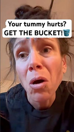 POV your tummy hurts so your mom gets the bucket #emetophobia #vomit #bucket #momlife #anxiety