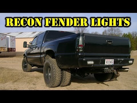 02 Silverado Dually Recon LED Fender Light Problem and Fix