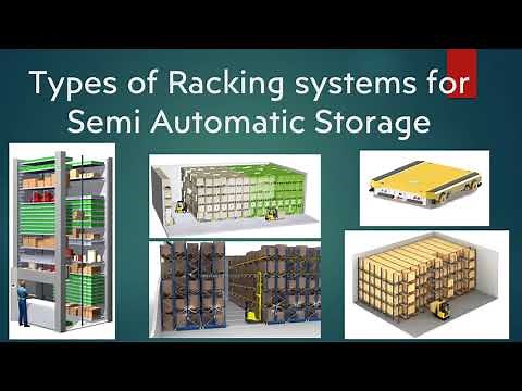 Warehouse Storage Solution | Racking | Types of Racking for Semi Automatic storage