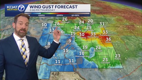 Wind advisory in effect this morning for parts of eastern New Mexico, warm afternoon awaits
