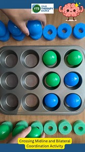 138K views · 562 reactions | Time for more crossing midline and bilateral coordination activities with colorful balls. | Your Therapy Source | Facebook