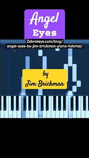 Jim Brickman's "Angel Eyes" piano tutorial