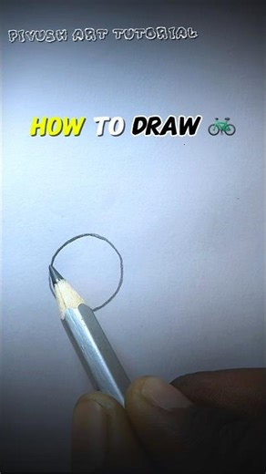 How To Draw Bicycle 🚲 | Sketch For Kids | Toy Sketch | #sketch #art #shorts
