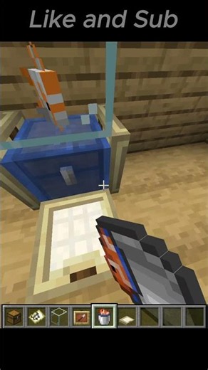 Minecraft Easy Fish Tank Build Tutorial!!!