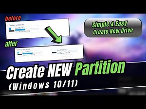 How to Create New Partition in Windows 10 & 11 (2023) | Create New Drive