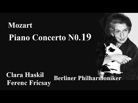 モーツァルト ピアノ協奏曲 第19番 ヘ長調 K.459 ハスキル /フリチャイ Mozart Piano Concert No.19 F-major