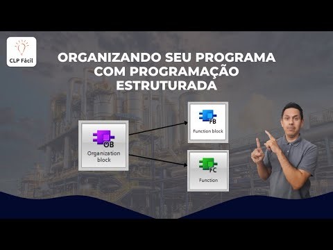 Programação Estruturada em CLP com blocos FC e FB | CLP Fácil